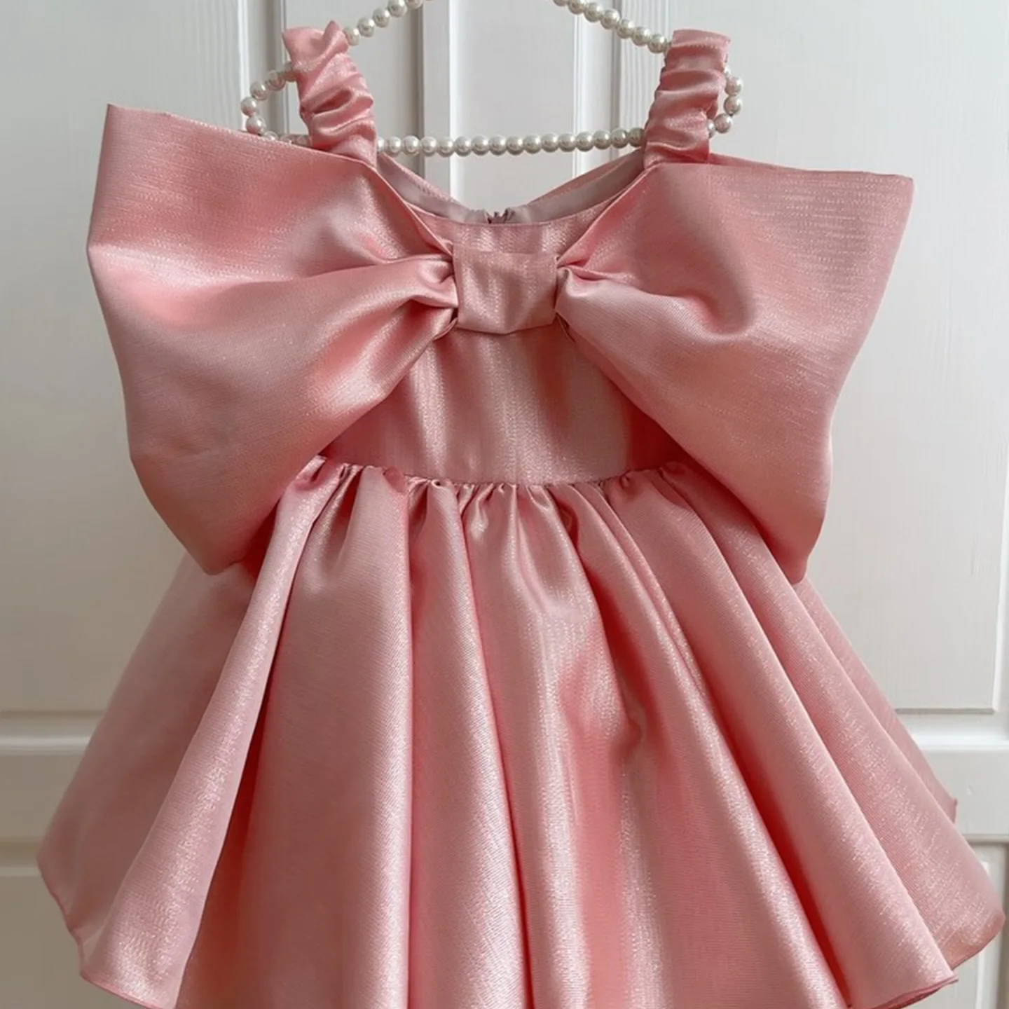 One Year Old Baby Girl Dress 2026 New Childrens Piano Performance Birthday Walk Show Girl Host Princess Dress