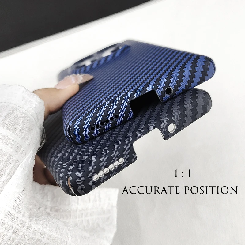 Luxury Ultra Thin Carbon Fiber Textured Phone Case For Xiaomi Redmi Note 14 13 Pro Plus 12T 11T Pro Turbo Shockproof Hard Cover