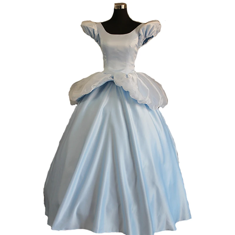 

Fashion Style Cinderella Princess Costume Adult Women Cinderella Cosplay Costume Dress For Women Hallowmas Party Custom Made