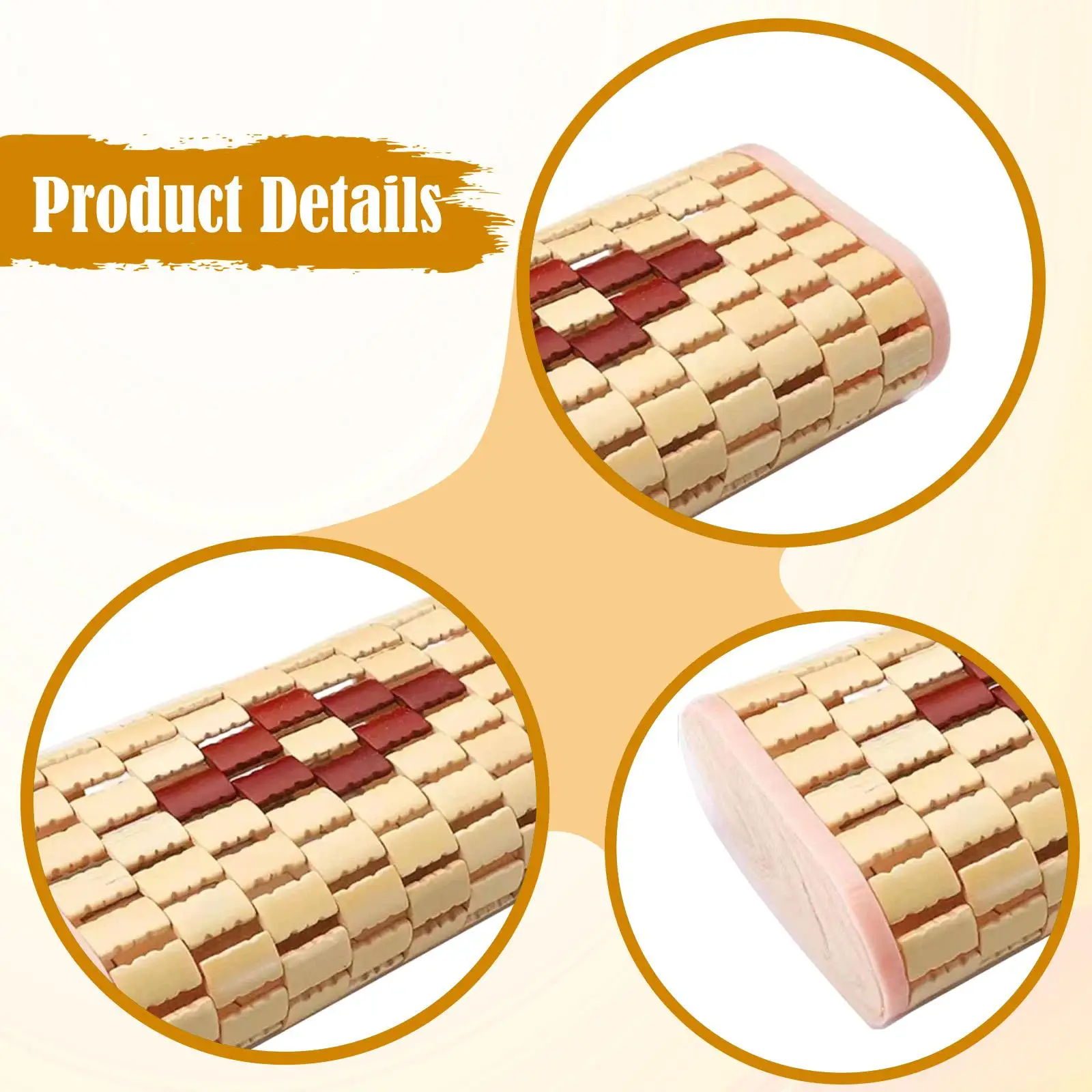 وسادة مسند رأس من الخيزران وسادة ساونا ناعمة للبالغين توفر سبا منزلية رائعة #5