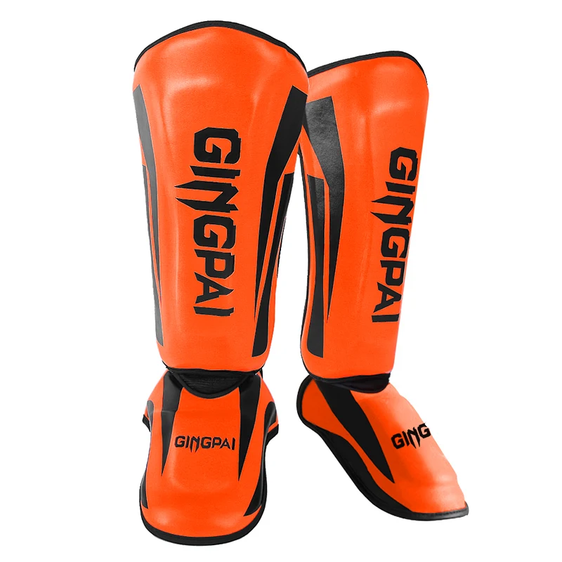Kickboxen Boxen Schienbeinschutz Pads Muay Thai Kampfsport Sanda Wushu Beinschutz Taekwondo Knöchelschützer – Detail 12