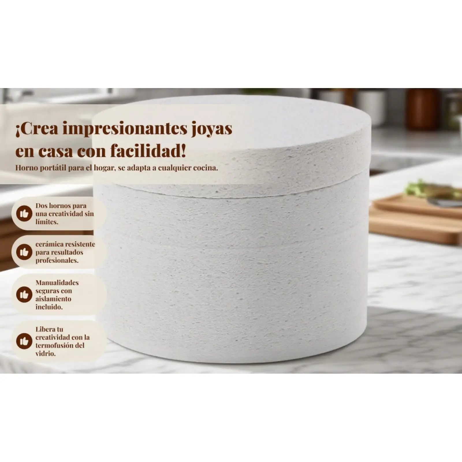 

Ceramic Fiber Small Microwave Oven Glass Jewelry Tools Melting Supplies DIY Fused Glass Jewelry Or Embellishments