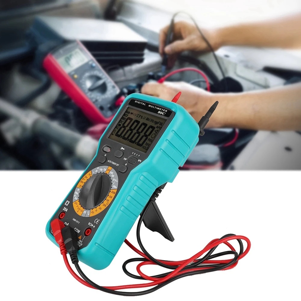 

Car Inspection Tool Vehicle for OBDEMOTO 80C Digital Multimeter for Voltage/Current Test