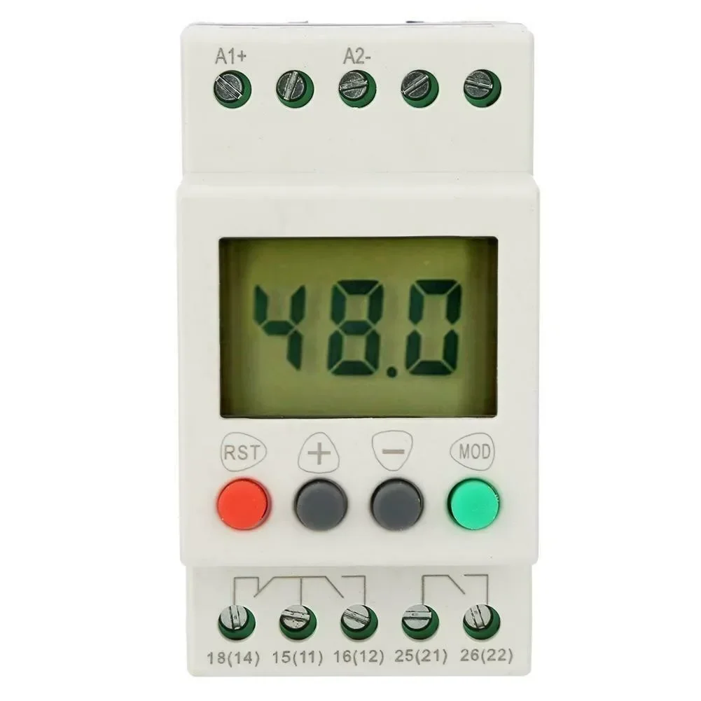 1pcs Under-voltage Relay 50/60Hz AC/DC 24V-48V AD48 AD220 LCD Overvoltage Protector SVR1000 Standard Brand New