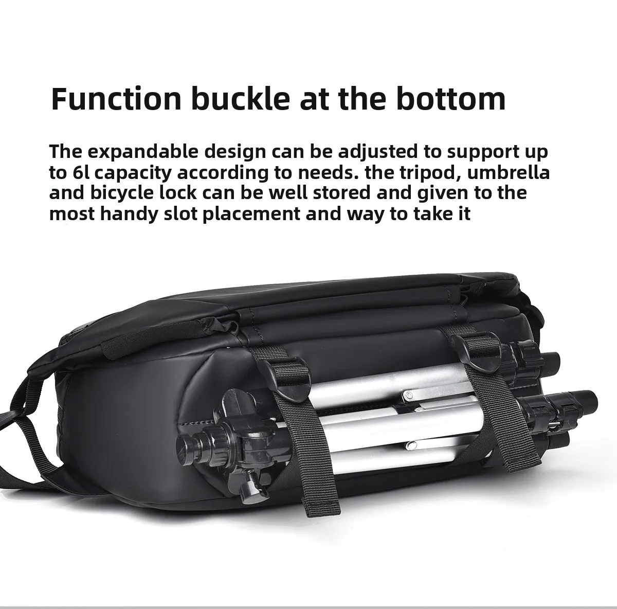 New Minimalist Men's Chest Bag, Multi-functional Casual Outdoor Single-shoulder Bag, Large-capacity Waterproof Crossbody Bag