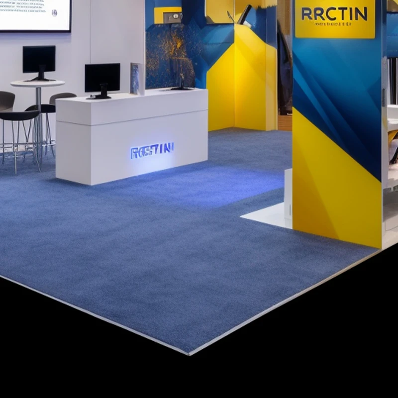 Stand espositivo semplice LightBox in tessuto Seg dal design personalizzato per stand per esposizioni commerciali