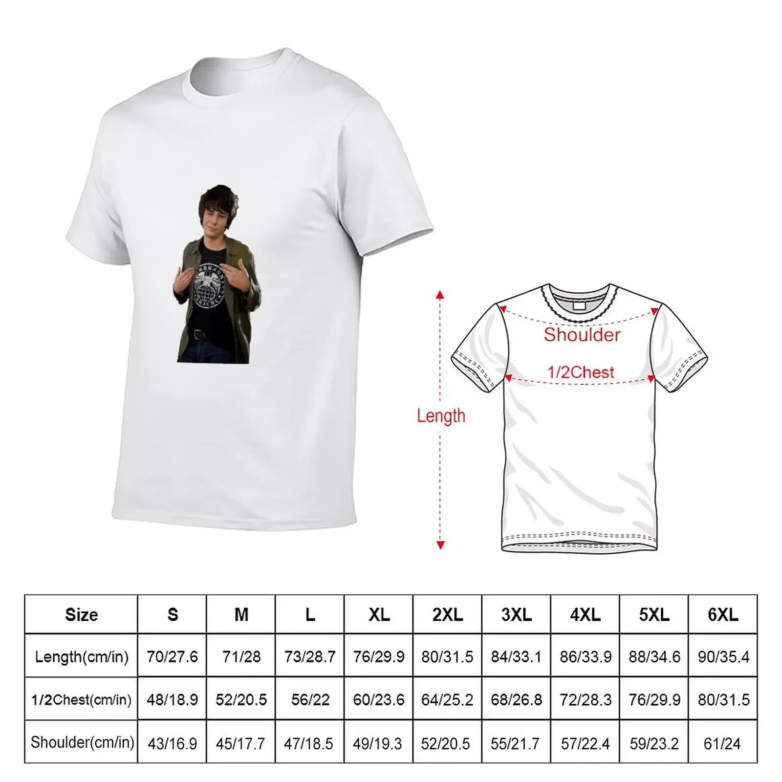 Rodrick Heffley T-Shirt cotton graphic tees boys whites clothes for men