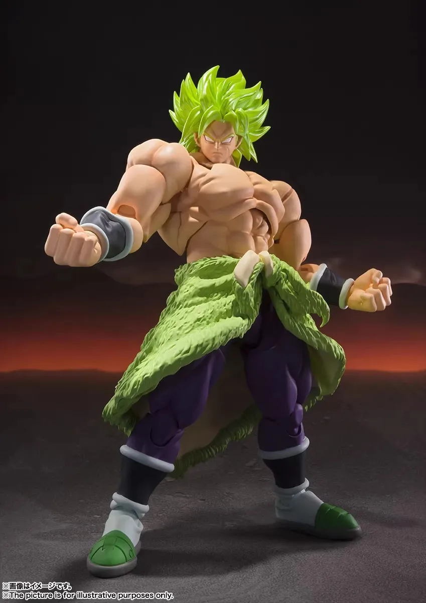 100% Original Bandai SHF SH Figuarts Dragon Ball Broly Fullpower Action Figures Anime Model Toys Figura Pvc Gifts Collection