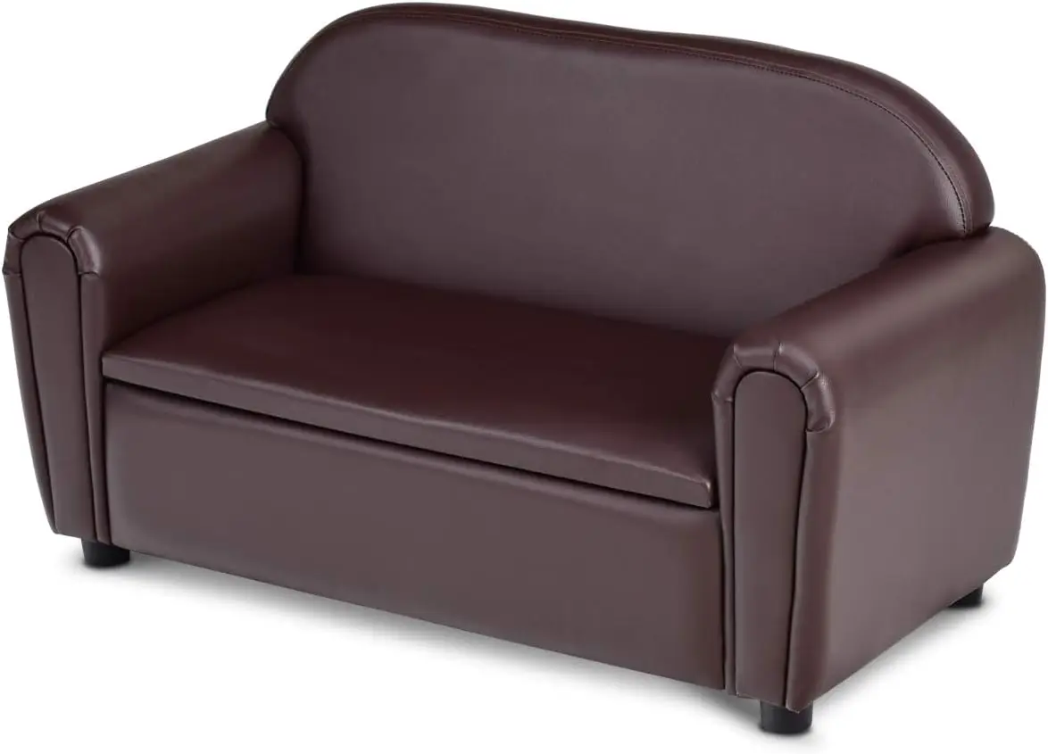 

Детский диван, двухместное кресло с подлокотниками и отсеком для хранения под сиденьем, детский диван-кровать для игровой комнаты, спальни, большой диван для малышей