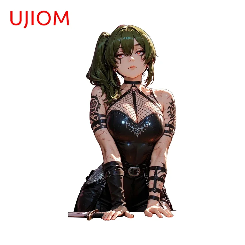 UJIOM Ubel Anime Frieren - Adhesivos de Pared con Diseño de Caballera, Estilo Gótico, Graffiti, Decoración para Sala de Estar, Adhesivos de PVC para Decoración del Hogar
