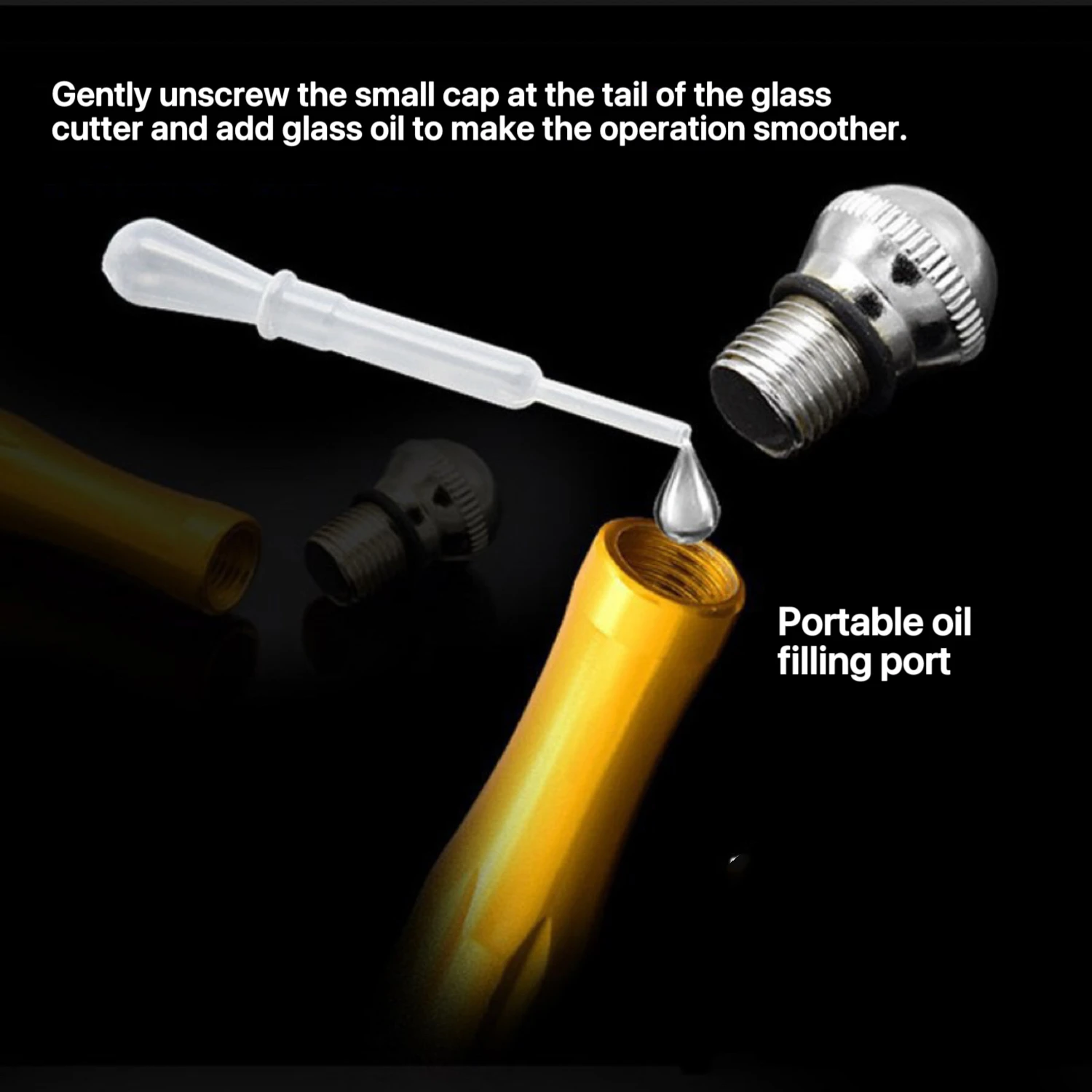 Glass Cutter Tool Set with Mini Diamond Saw Blade for Glass, Mirror, Ceramic Tile Cutting