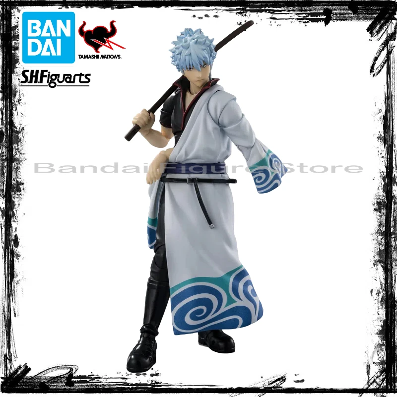 

In Stock Original Bandai S.H.Figuarts SHF GINTAMA Sakata Gintoki Action Figure Toy Gift Model Collection Hobbies