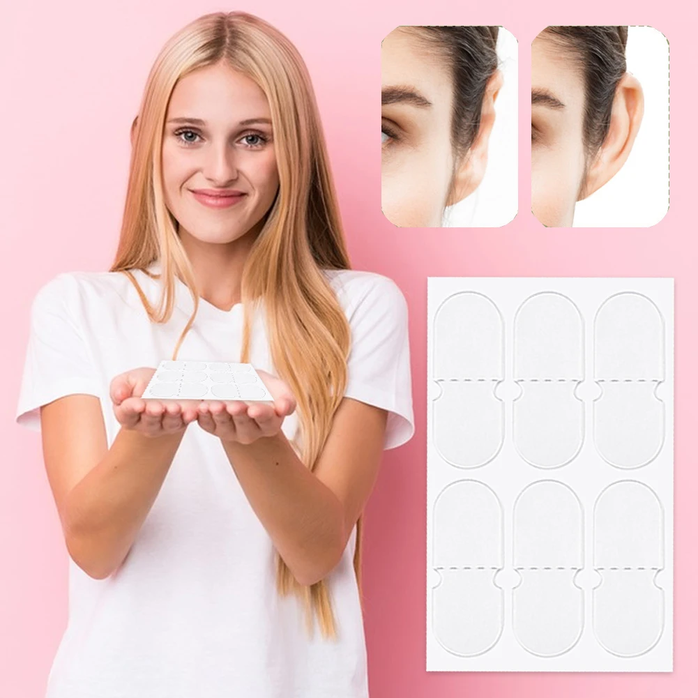 600-60PCS Cosmetic Ear Corrector Solves The Problem The Big Ear Big Ear Supporters Self Adhesive Cosmetic Ear Stickers Ear Tape