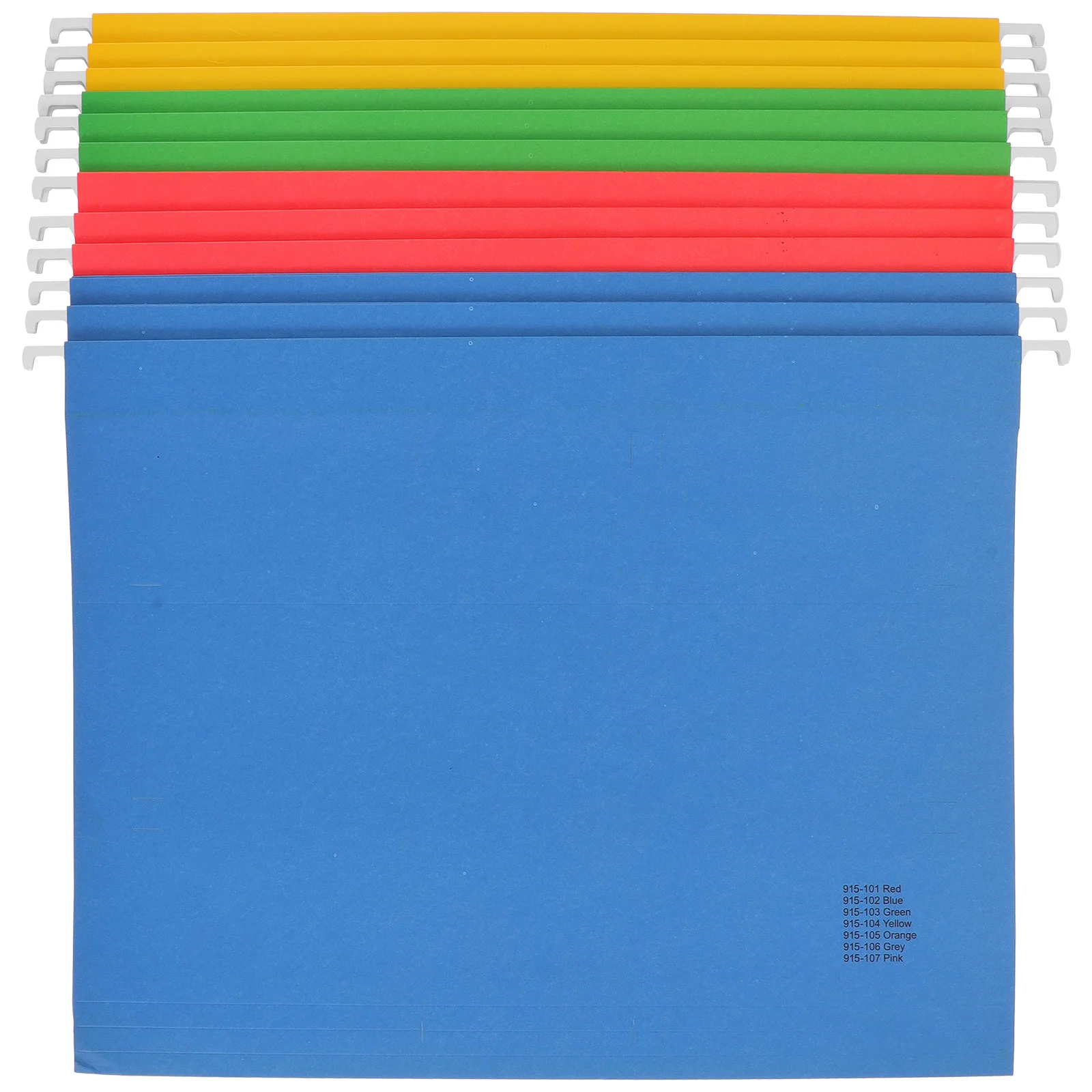 

12pcs Paper Metal Hook Hanging Folder Set A4 File Organizer For Office Home School Travel Portable Receipts Storage Holder