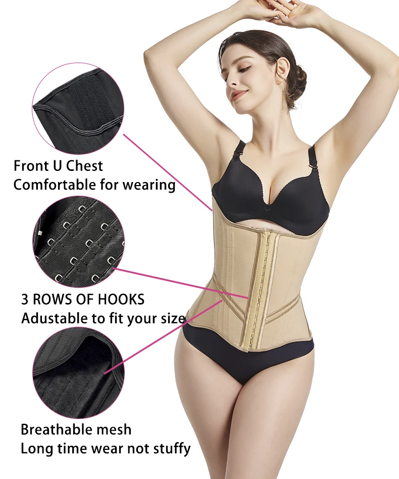 

Женский спортивный пояс под грудью, тренажер для талии, песочные часы, формирователь тела, корсет Cincher для похудения