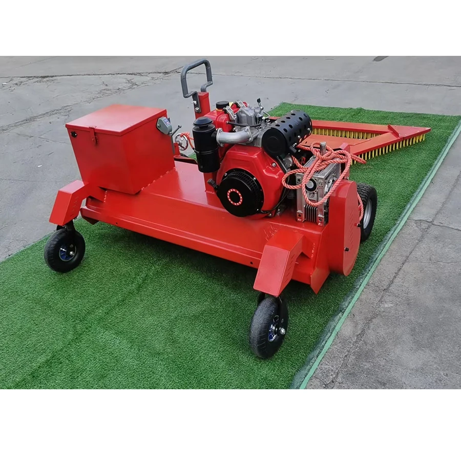 Remote Control Lawn Groom Machine Artificial Turf Combing Machine Grass Brushing Machine for Sale