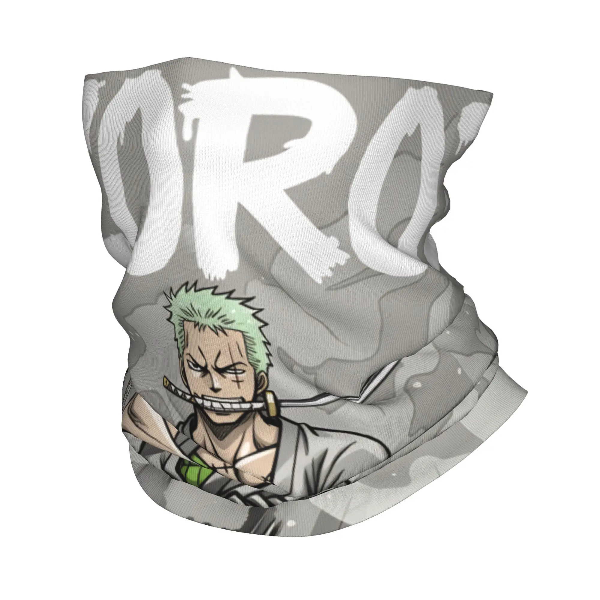 Custom Zoro O-One P-Piece Bandana Neck Warmer Women Men Winter Hiking Ski Scarf Gaiter Funny Adventure Anime Comic Face Cover