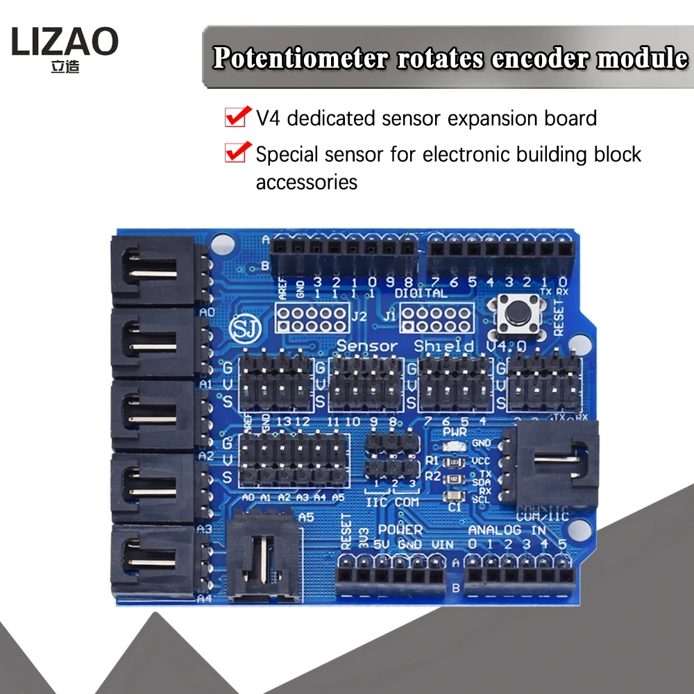 V4.0 Smart Electronics for Arduino Sensor Shield  V4 Digital Analog Module Expansion Development Board