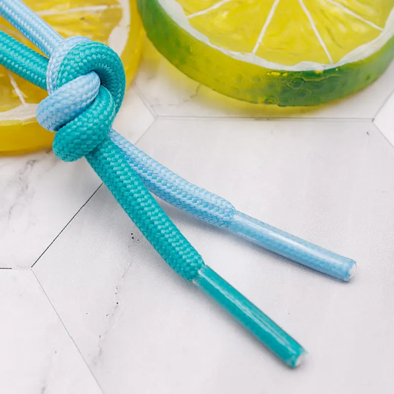 AF1-Lacets Ronds Solides pour Chaussures en Toile, Baskets Unisexes, Décontractées, 29 Couleurs