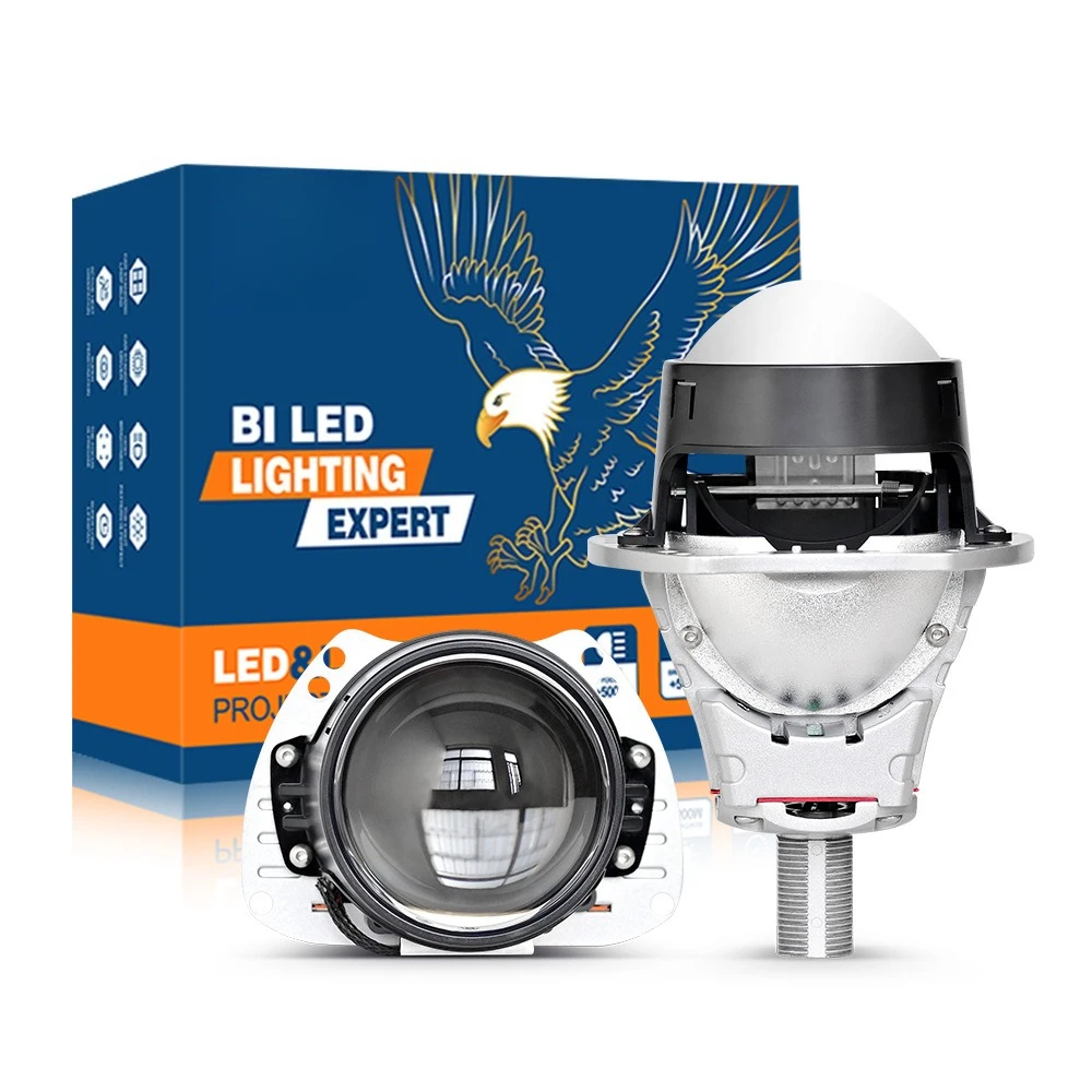 

130 Вт 2,5/3 дюйма TIR двойная призма двух светодиодный проектор фара лазерный эффект проникновение автомобильные аксессуары модернизированный налобный фонарь