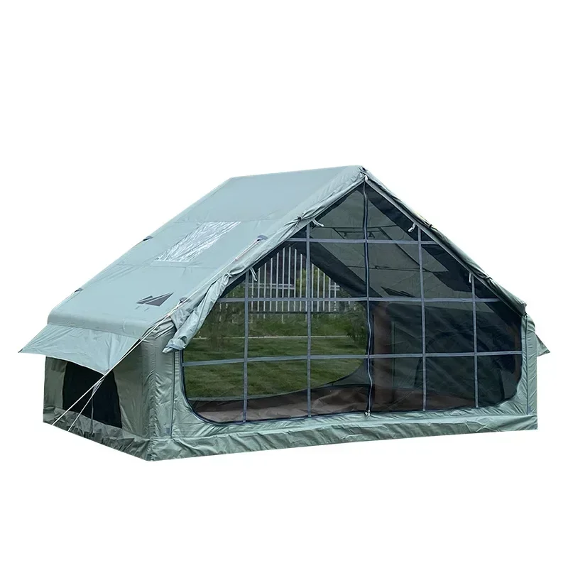 Tenda Extra-large 3x3 tenda da sole pieghevole casa da campeggio campeggio gigante di lusso gonfiabile pesca all'aperto 10 persone eventi impermeabili