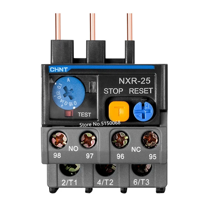 CHNT CHINT Relay NXR-25 0.63-1A 1-1.6A 1.6-2.5A 2.5-4A 4-6A 5.5-8A 7-10A Thermal Overload Relay for NXC series AC Contactor