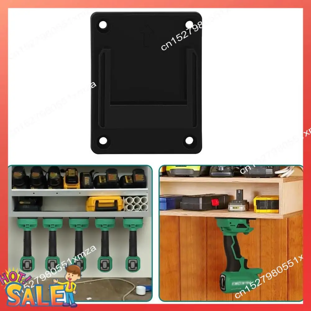 ABCL 1Pcs Wall Mount Holder Tool Storage Rack Bracket Fixing Devices For Hitachi/Hikoki/Metabo HPT 18V 36V Power Tool Durable Bl