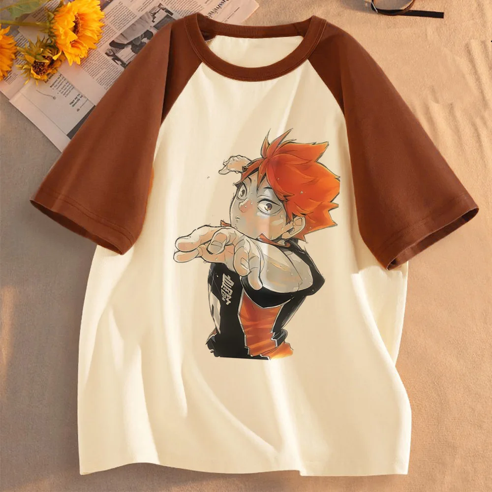 Haikyuu top tees teen gyaru clearance sales gothic y2k party shirt jojifuku 80s graphic meme 2000s