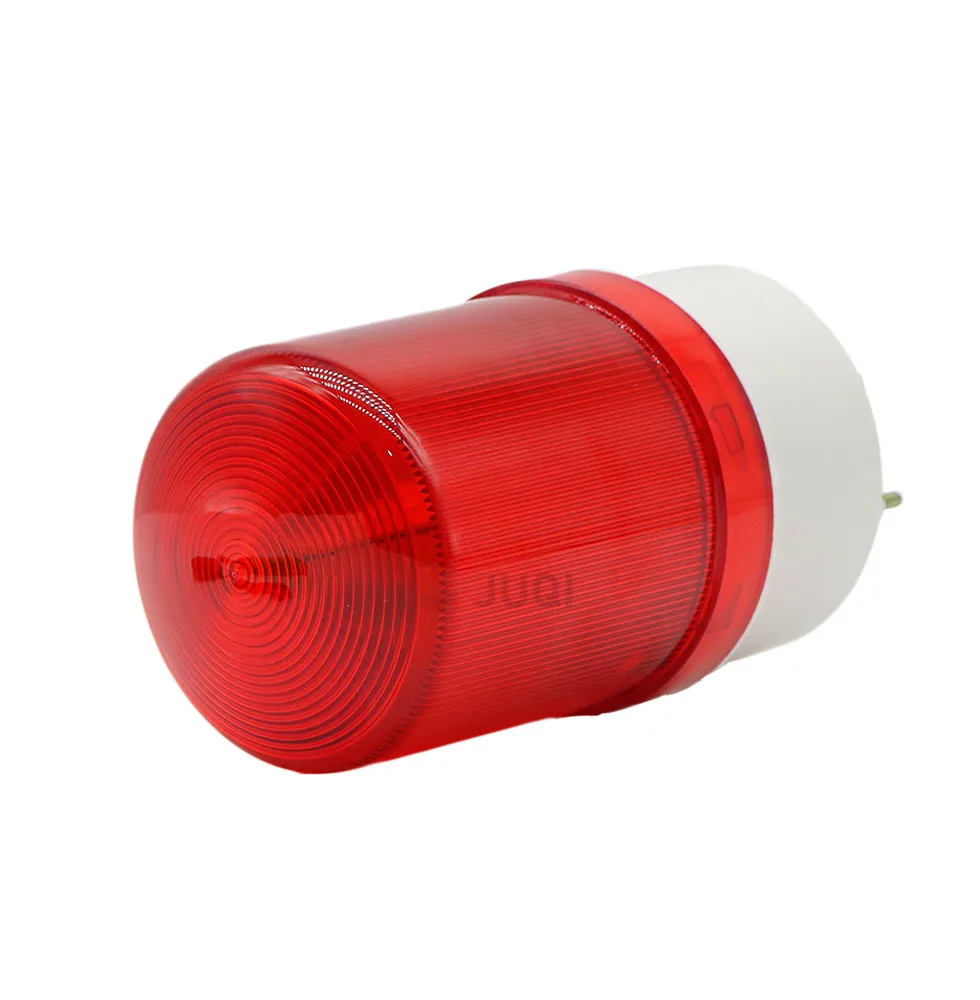 Lámpara de alarma estroboscópica LED Giratoria por voz, luz de advertencia de color amarillo, azul, rojo y verde, 12V, 24V, 1101 V y 110V, 220