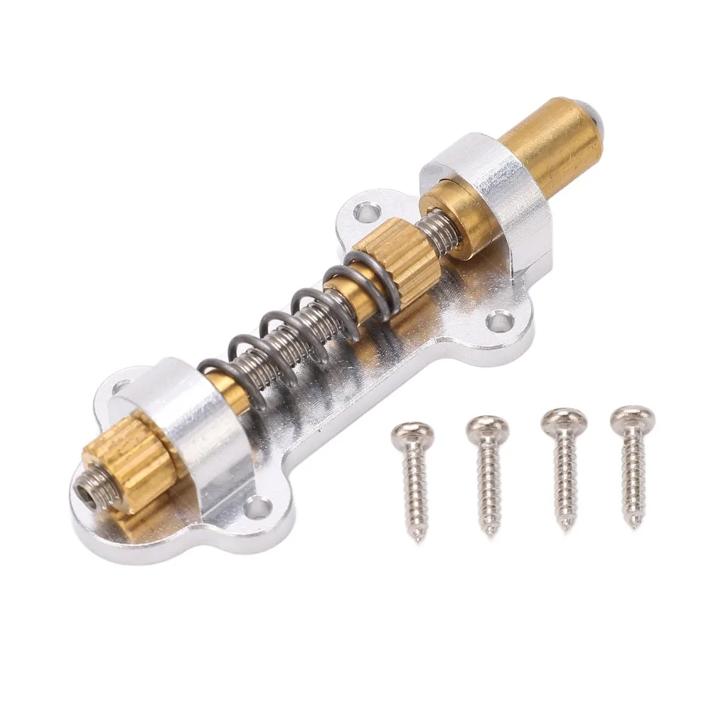 Professional Brass Tremolo Stabilizer With Screws Silver+Golden Guitar Tremolo Stopper Bridge Stabilizer For Electric Guitar
