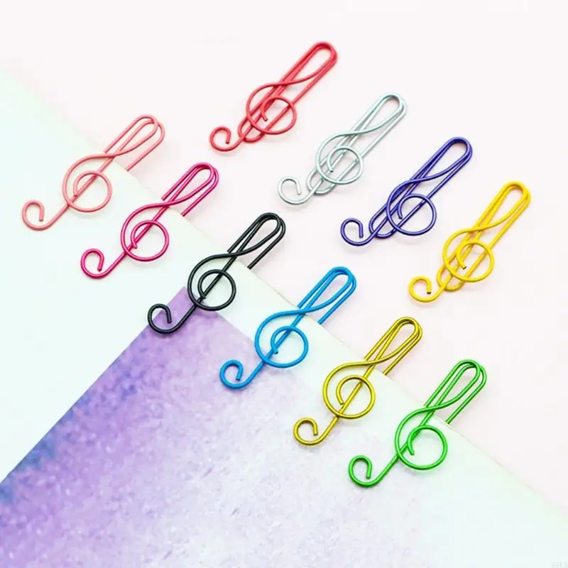 T5EA Music Note Note Lapp Clip 40 мм маленькая металлическая картина скрепки