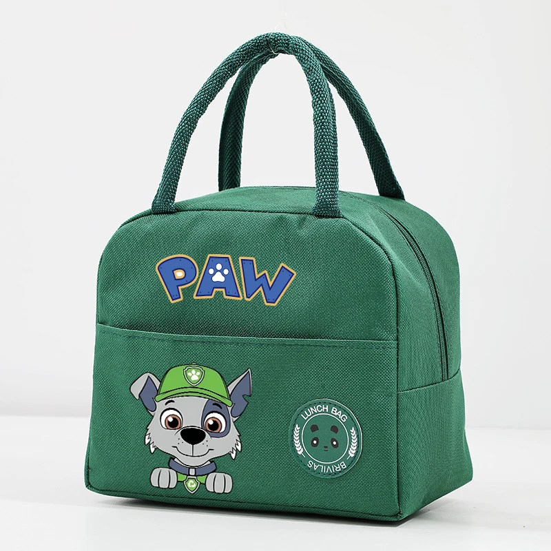 حقيبة غداء معزولة مع دوريات للمخالبين ، حزمة بينتي العازلة ، رقائق الألومنيوم ، حزمة وجبات ، حقيبة يد للأطفال #4