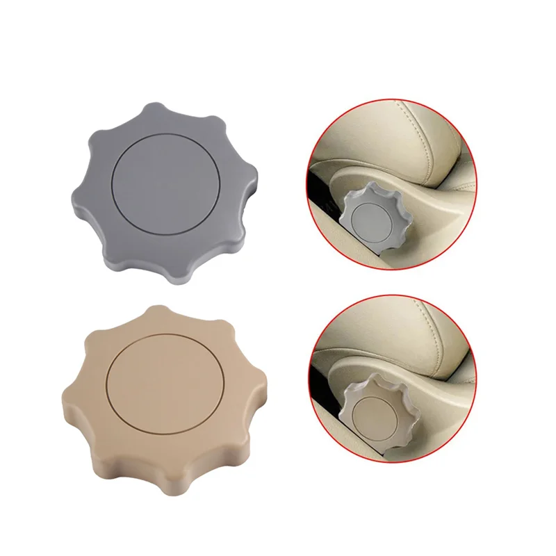 Perilla de ajuste de asiento Beige, 2 uds., firme, para Bora-Polo Golf Jetta Mk4 Passat B5 Beetle Ibiza 18D 881 6711J0881671F, accesorios