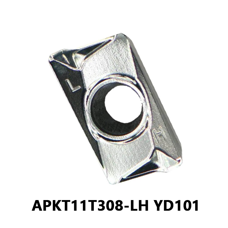 

APKT 11T308 LH Carbide Inserts APKT11T308-LH YD101 for Aluminum Copper Machining CNC Lathe Cutting Tool Milling Cutter APKT11