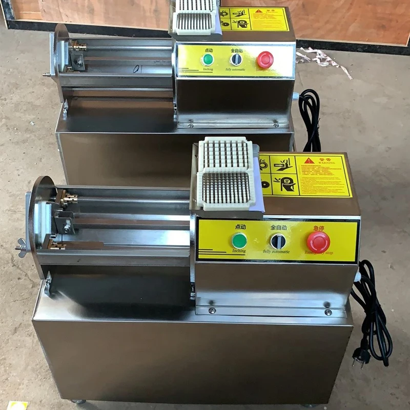 Commercial Desktop Potato Chip Cutting Machine Small Vegetable Slicer for Kitchen And Restaurant Use