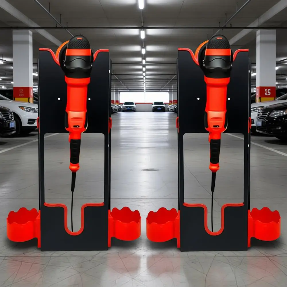 

Настенный держатель для полировальных машинок, подставка для роторных полировальных аппаратов, органайзер для автодетейлинга или аксессуар для автосервиса