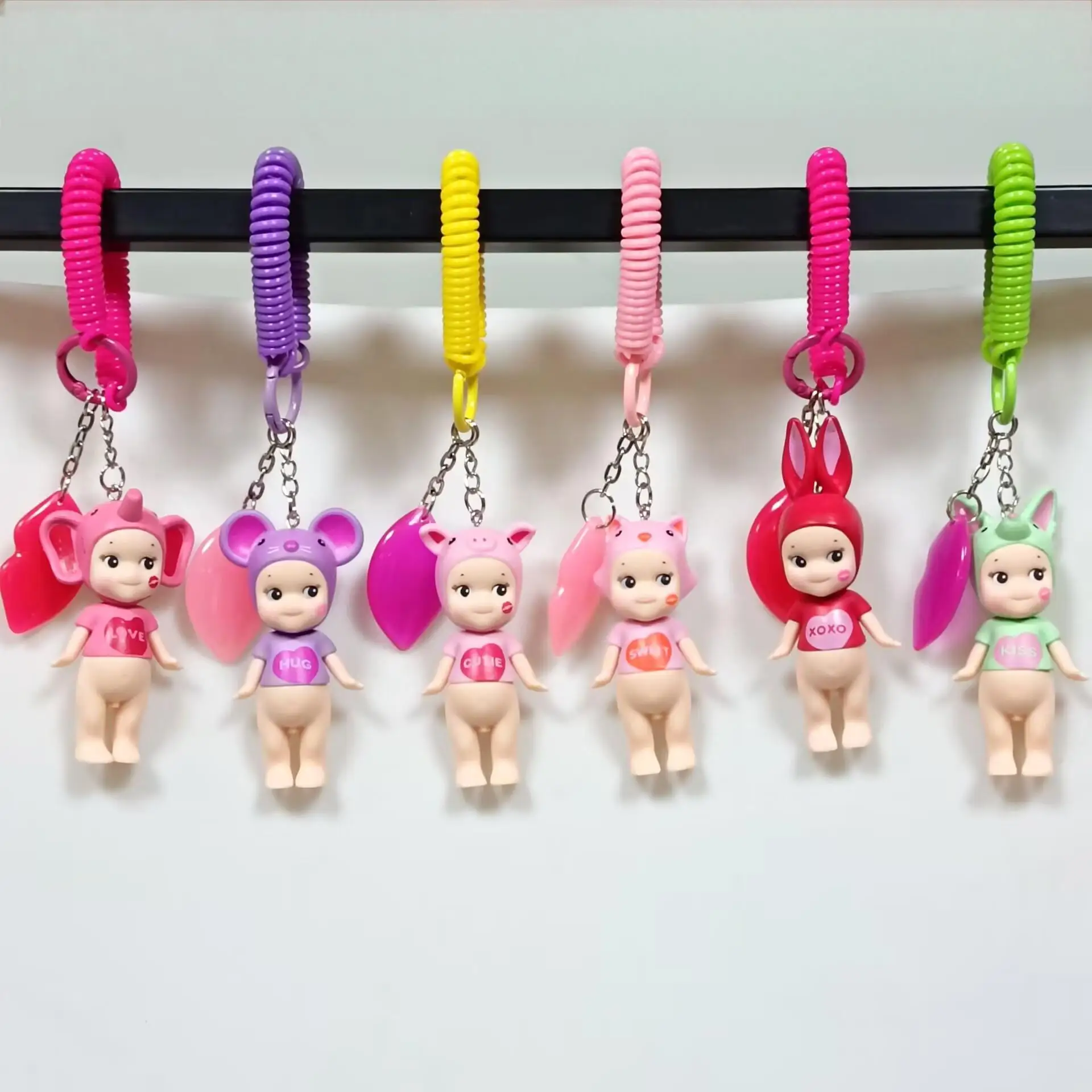 

New Hot Cute Angel Doll Candy House Series Blind Box Cute Doll Keychain Pendant Trendy Handmade Female Birthday Gift Blind Box