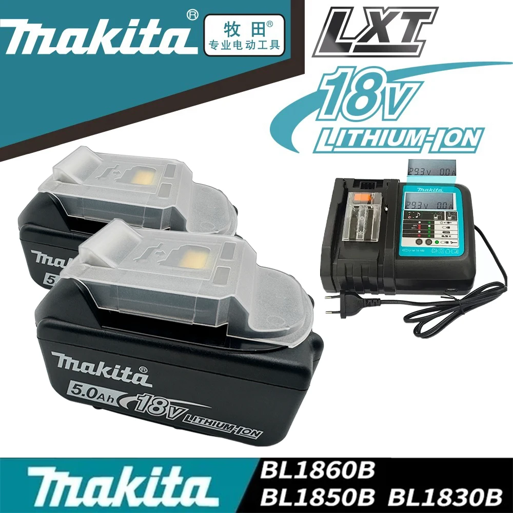 

New 18V 6000mAh Makita Lithium Ion Battery for Power Tools BL1850b BL1850 BL1860 BL 1860 BL1830 BL1840 Li-ion Battery