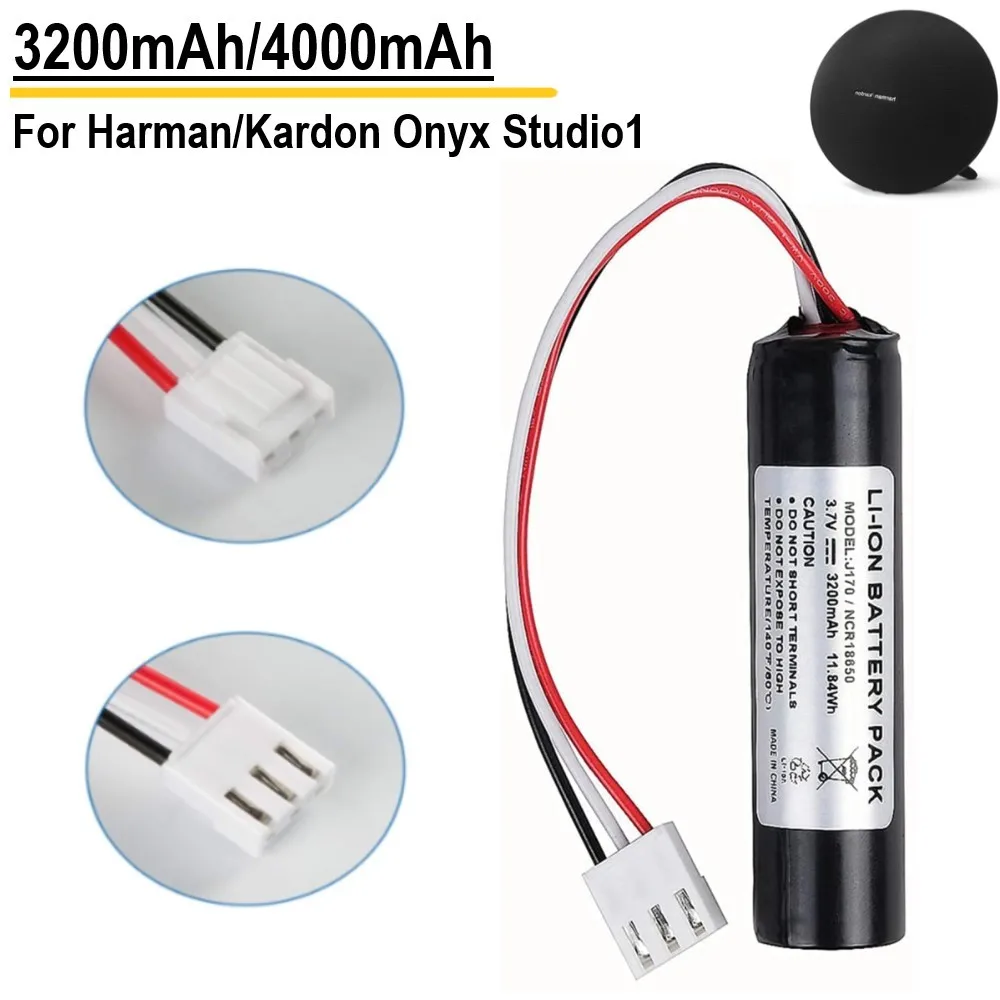 3.7V 4000mAh Harman Kardon Battery, Replacement Battery Compatible with Harman/Kardon Onyx Studio 1/2 / 3/4 Onyx Studio 2