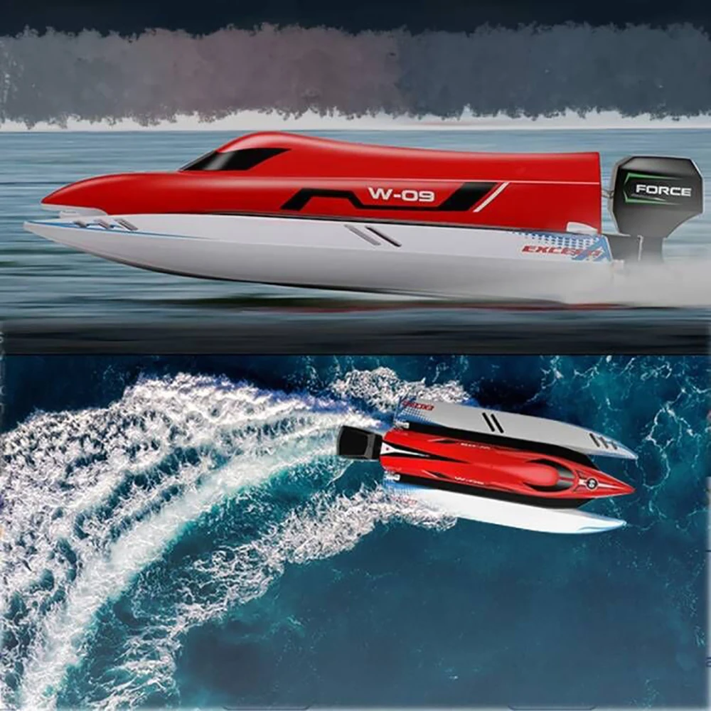 WL915 Brushless Remote Control Speed RC Boat 2.4Ghz 45KM/H Under Motor RC Submarine for Hobbies Adults Boys Favor