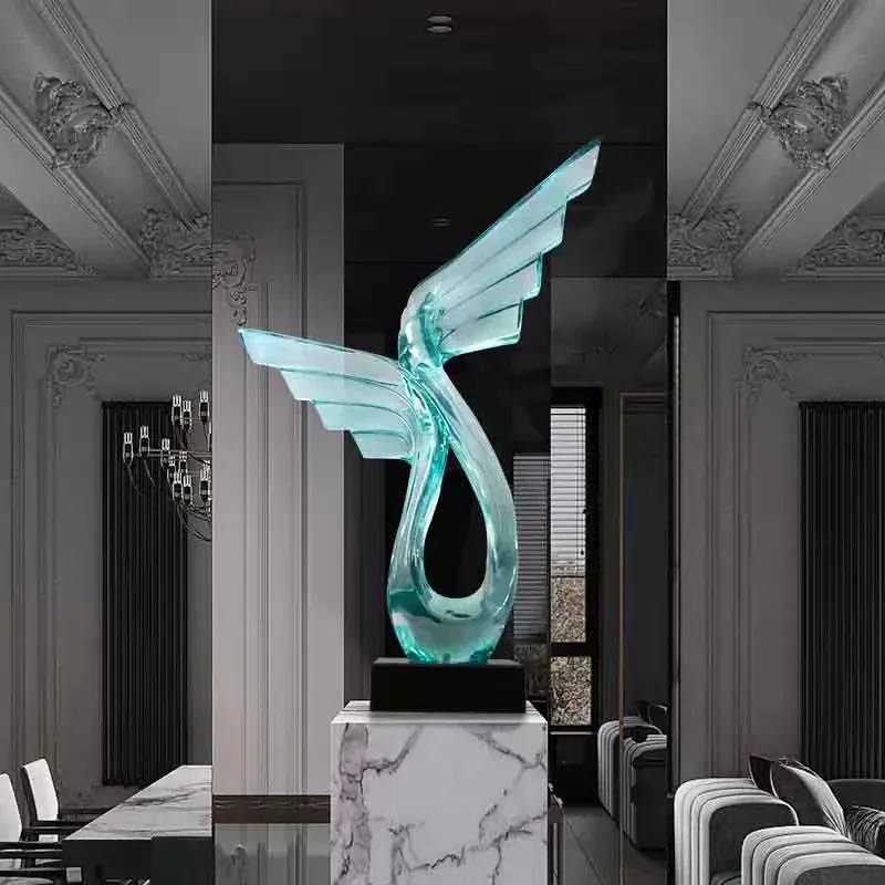 Resin Abstract Sculpture,Nordic Room Decor,Luxury Statue Ornaments,Home Office Hotel Crafts Desktop Decoration,Creative Gifts