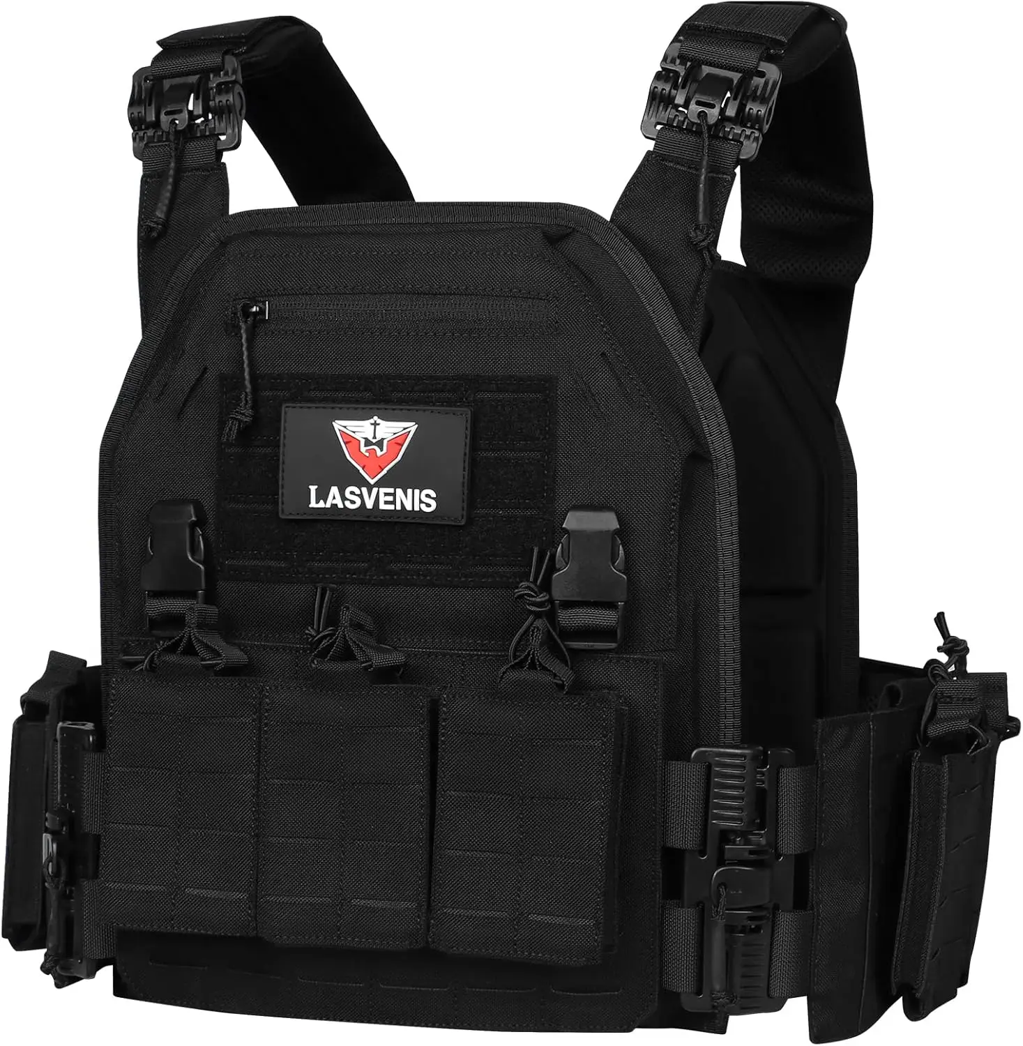 Adjustable Weighted Tactical Vest for Men - Outdoor Training & Gaming Gear