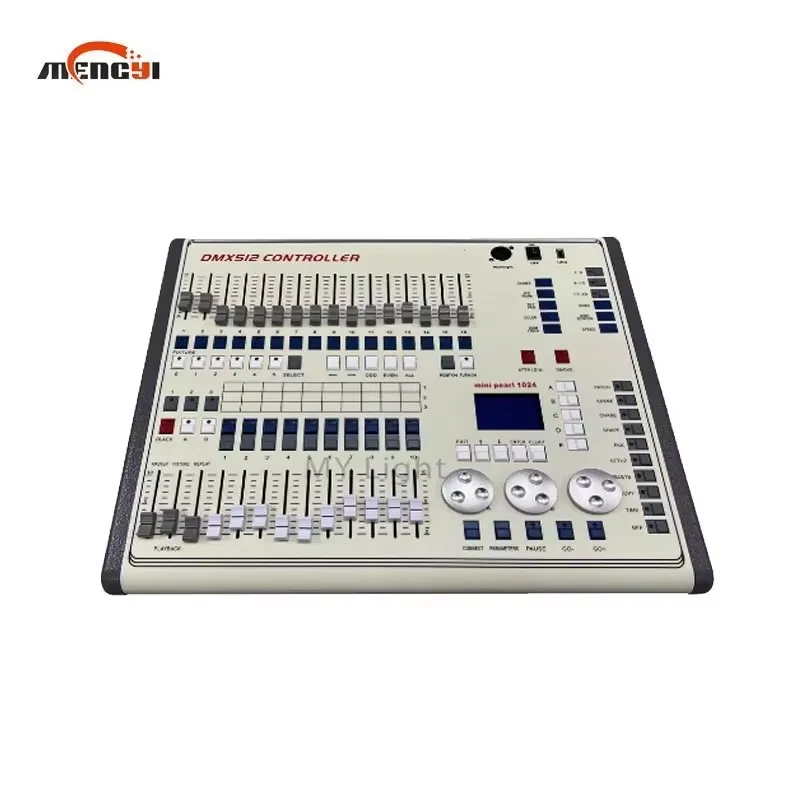 

Новая акция, горячая мини-перламутровая консоль 1024, жемчужная консоль DMX, маленький жемчужный диммер для движущейся головки, луч света