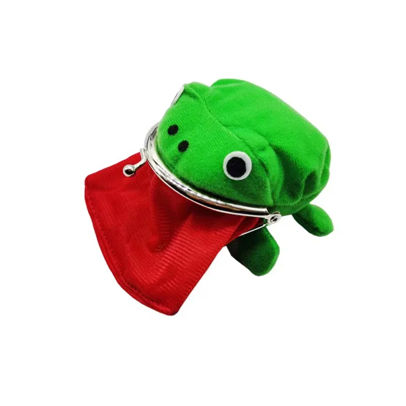 Coin Wallet Japanese Coin Purse Cute Pouch Holder Ninja Frog Cartoon Role Play Japan Anime Plush Stuffed Animals Toys Hobbies