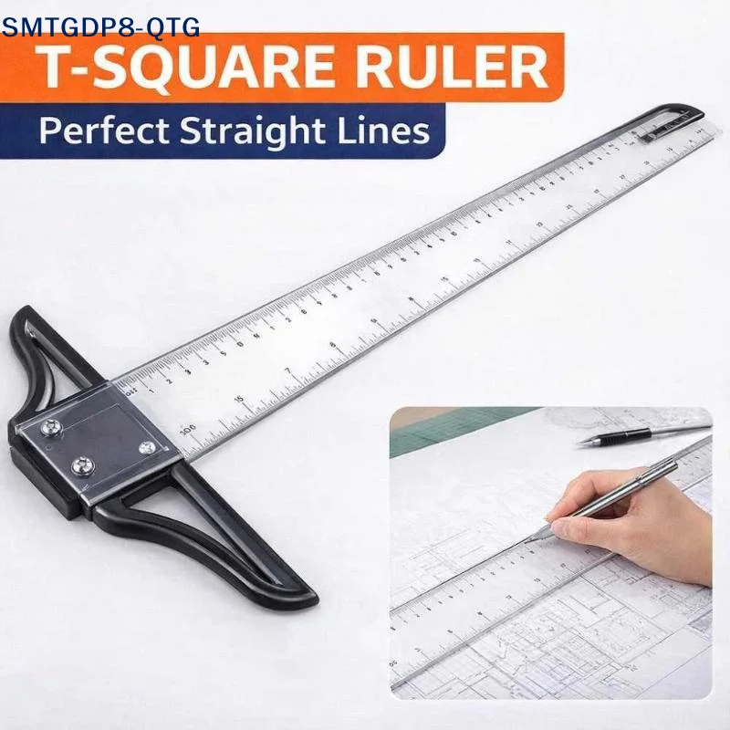 NEW T Square Ruler 45/60/70/80cm Plastic Drafting Ruler Removable T Head Drawing Drafting Tool Design Art Supplies