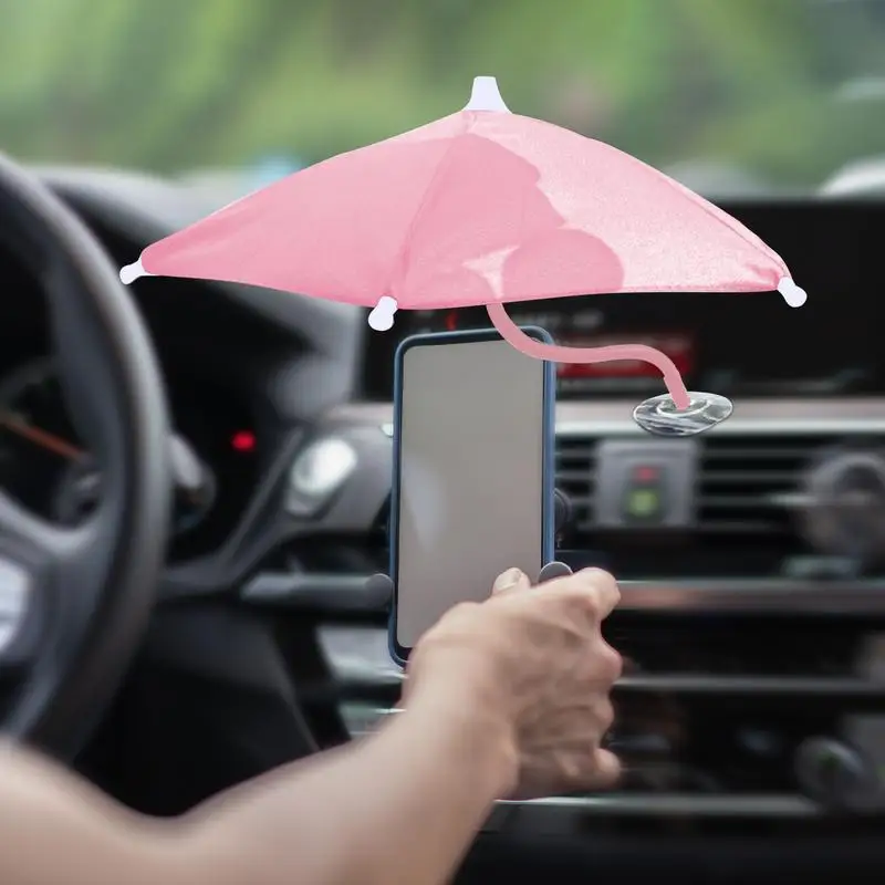 Supporto per telefono per auto Ombrello Telaio in nylon a 6 coste Ombrello Supporto per telefono Ombrello per telefono per ombrellone Supporto per telefono cellulare