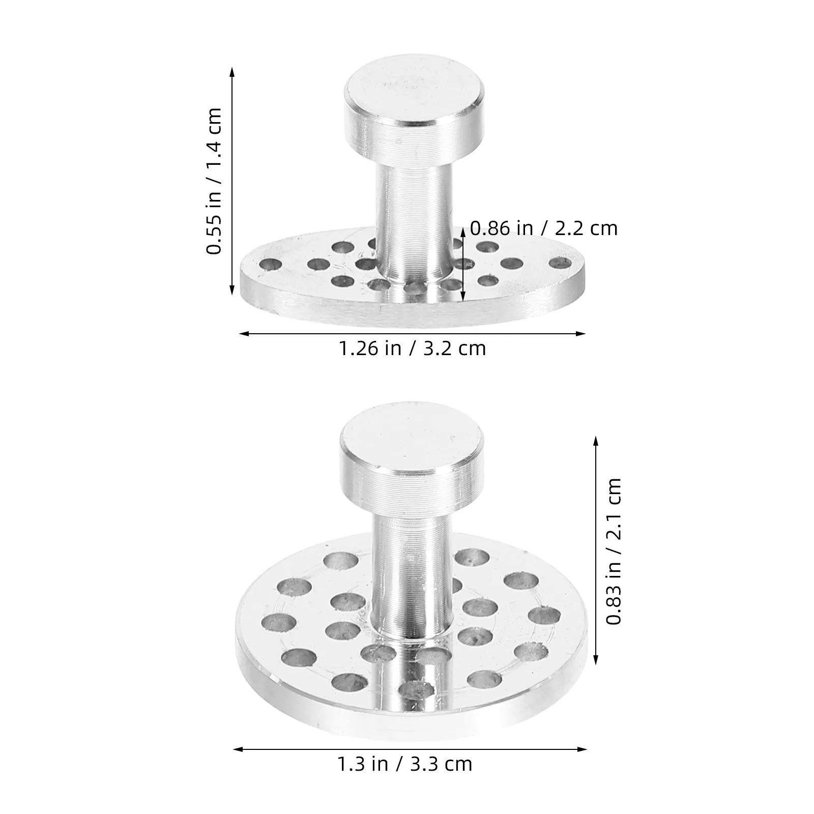 4Pcs Aluminum Alloy Dent Puller Kit Slide Hammer Accessories Paintless Tool for Body Hail Damage