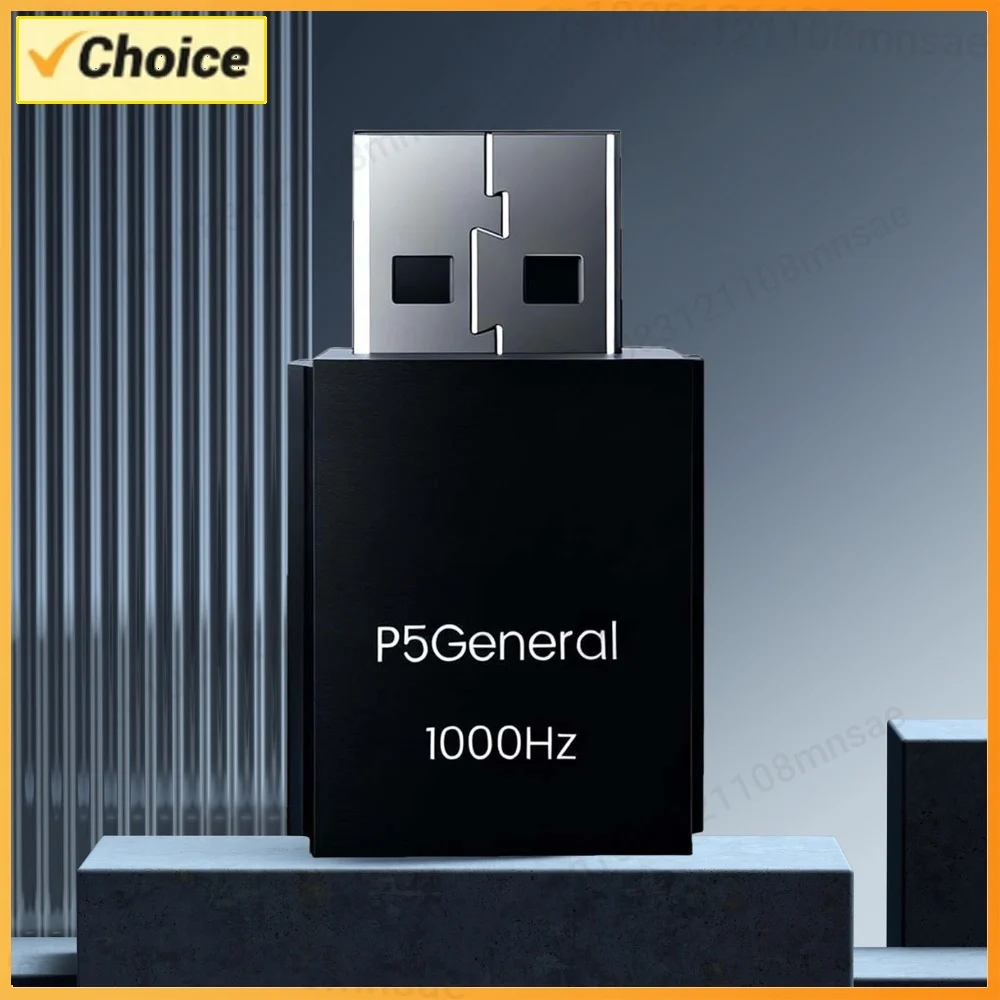 P5General Plug-and-Play Controller Converter with 1000Hz Bidirectional Gamepad Converter USB Receiver for Raspberry Pi Keyboard