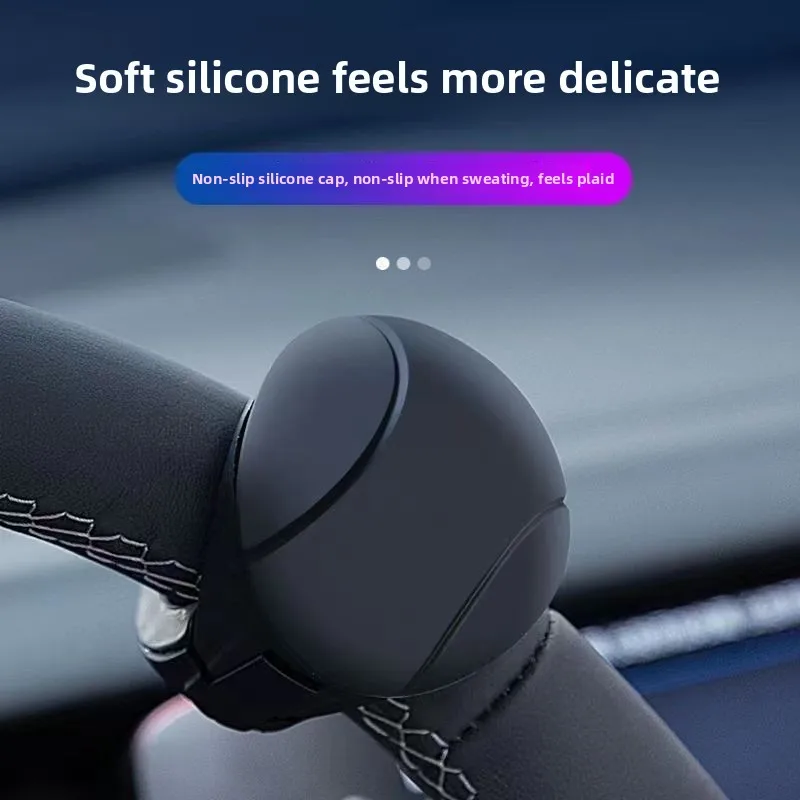1/2PC Steering Wheel Spinner Knob Car Bearing Power Handle One Hand Driving Assist Ball for Truck SUV Sedan