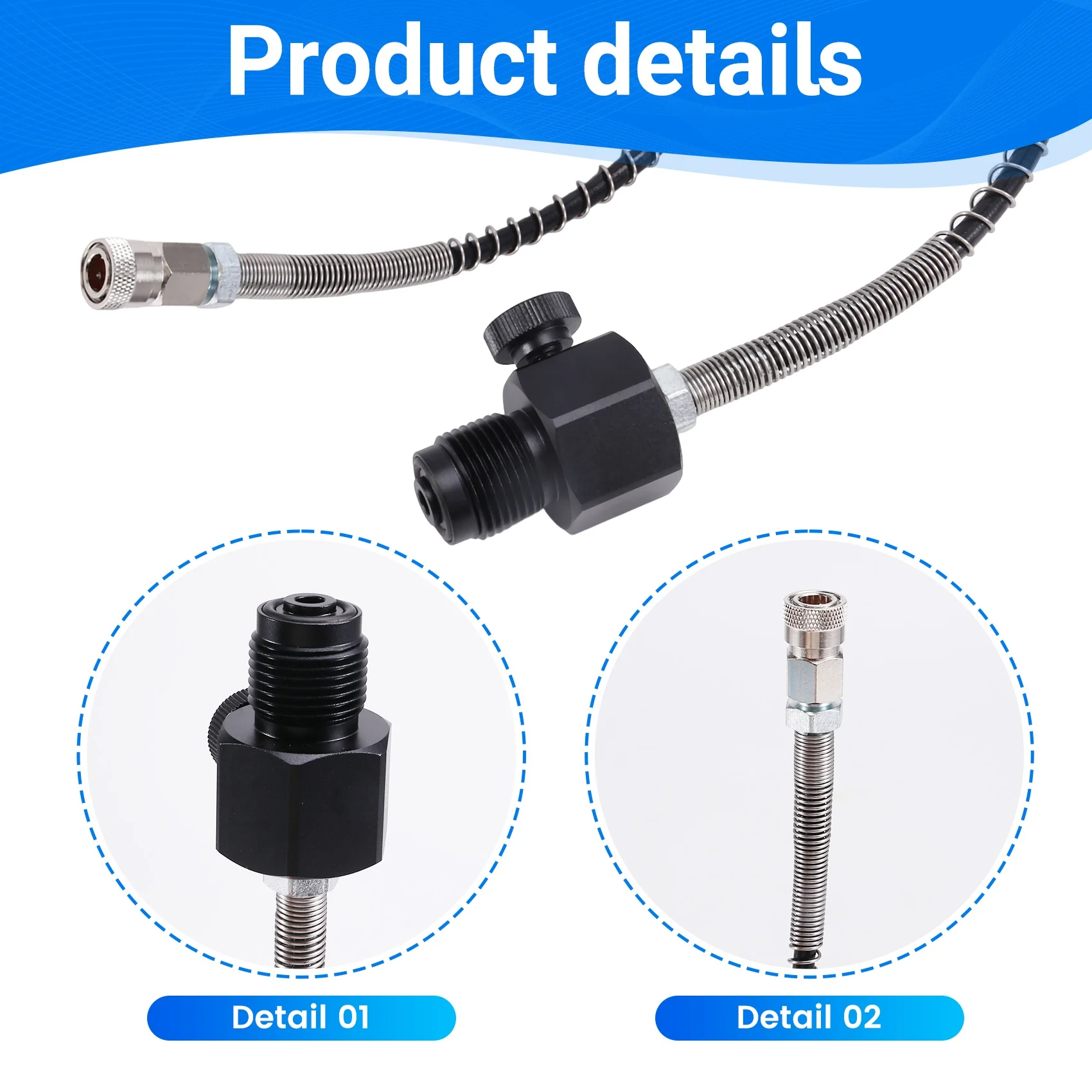 

A04G-разъем для бутылки с волокном для дайвинга DIN 232 и 300 бар, разъем 5/8 дюйма BSPG5/8, быстрый разъем 8 мм с пружинной трубкой